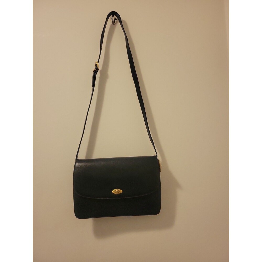NWT Vintage Coach Madison Royalton 4403 Blue Leather Bag Tags Labeled